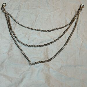 Silver pant chain